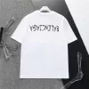 BALENCIAGA Tape Type T-shirt in Black Faded - luxurydeal