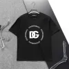 DOLCE & GABBANA Black T-shirt with contrasting DG logo Embroidery - luxurydeal