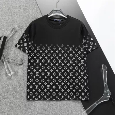 LOUIS VUITTON Monogram Gradient T-Shirt Black - luxurydeal