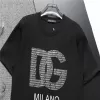 DOLCE & GABBANA Jersey T-shirt with DG Milano logo print - luxurydeal