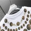 DOLCE & GABBANA Coin-print Cotton T-shirt - luxurydeal