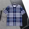 Burberry Check Cotton T-Shirt Blue - luxurydeal