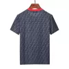 FENDI All-Over Logo T-Shirt Men Blue - luxurydeal