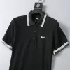 BOSS logo-embossed Polo Shirt Black - luxurydeal