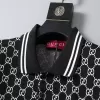 GUCCI GG Cotton Jacquard Polo Shirt Black - luxurydeal