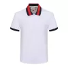 Gucci Men's Cotton Piqué Polo Shirt with Web Stripe Collar - luxurydeal