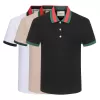 Gucci Men's Cotton Piqué Polo Shirt with Web Stripe Collar - luxurydeal