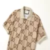 GUCCI GG Cotton Polo Shirt Men Beige - luxurydeal