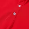 Gucci Men's Taped Logo Polo Shirt in Red - luxurydeal