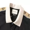 GUCCI GG Cotton Polo Shirt Black - luxurydeal