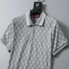 GUCCI GG Cotton Jacquard Polo Shirt Grey - luxurydeal