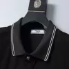 Prada Logo-plaque Terry-cloth Polo Shirt Black - luxurydeal