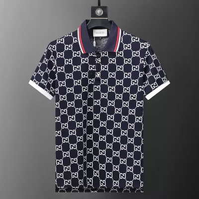 Gucci GG-jacquard piqué polo shirt - luxurydeal