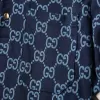 Gucci GG-supreme cotton-blend piqué polo shirt Blue - luxurydeal