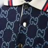 Gucci GG-supreme cotton-blend piqué polo shirt Blue - luxurydeal