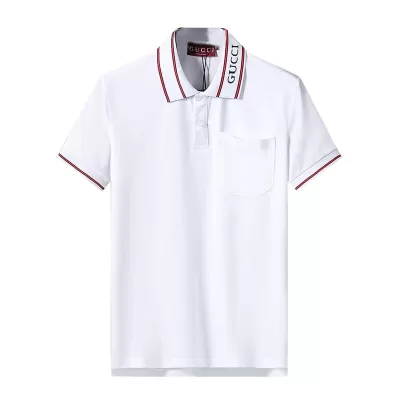 Gucci Cotton Piquet Polo Shirt White - luxurydeal