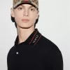 Gucci Cotton Piquet Polo Shirt Black - luxurydeal