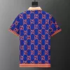 Gucci GG Supreme Cotton Polo Shirt Blue - luxurydeal