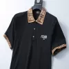 FENDI FF Motif Black POLO Shirt - luxurydeal