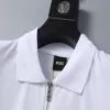 BOSS Regular-Fit Zipped Polo Shirt With Logo Detail - luxurydeal