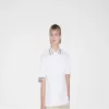 Gucci Cotton Piquet Polo Shirt White - luxurydeal