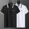 BOSS White Contrast Logo Polo Shirt - luxurydeal