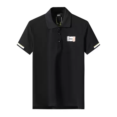 Hugo Boss Mercerised-cotton Polo Shirt with Signature Stripes - luxurydeal