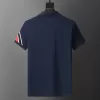 Moncler Tricolour-Trimmed Cotton Piquet T-shirt - luxurydeal