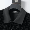 FENDI Timeless Black jersey Polo Shirt - luxurydeal