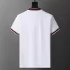 Moncler Striped Collar Cotton Piquet Polo Shirt White - luxurydeal