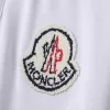 Moncler Pixel Logo Cotton Piquet Polo Shirt White - luxurydeal