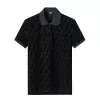 FENDI Timeless Black jersey Polo Shirt - luxurydeal