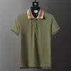 Burberry Cotton Polo Shirt Green - luxurydeal