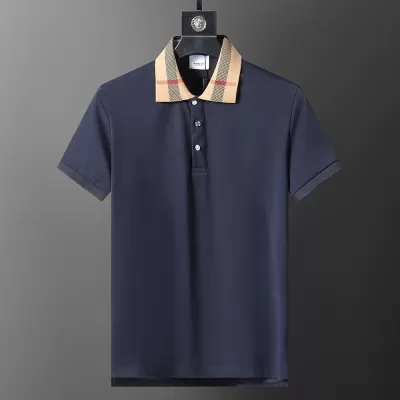 Burberry Cotton Polo Shirt Blue - luxurydeal